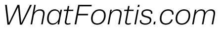 Runda LightItalic Instance