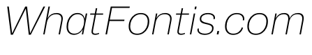 Runda ExtraLightItalic Instance