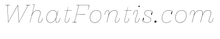 PracticalSerif HairlineItalic