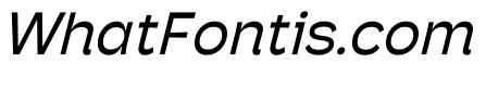 HossSharp RegularItalic