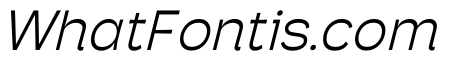 HossSharp LightItalic