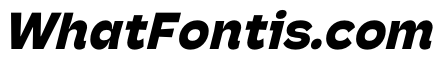 HossSharp BlackItalic