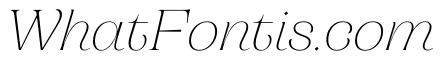 CampaignSerif ThinItalic