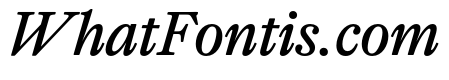 PoWGarnier MediumItalic