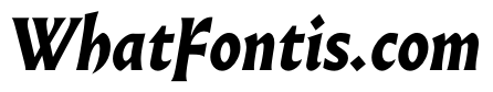 AlmostDisplay GothicBlackItalic