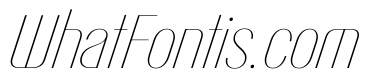 PPTalismanCondensed HairlineItalic Instance