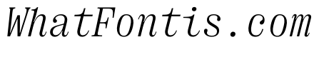 PPRightSerifMonoItalic Light Instance