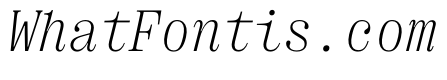 PPRightSerifMonoItalic Fine Instance