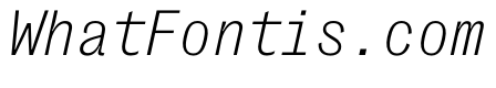 PPRightGroteskMono FineItalic Instance