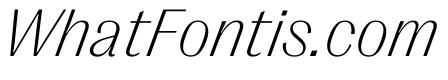 PPRightGothicCasual FineItalic Instance