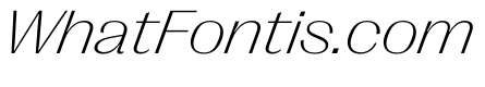 PPRightGothic WideFineItalic Instance