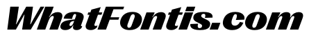 PPRightGothic WideBlackItalic Instance