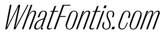 PPRightGothic NarrowFineItalic Instance