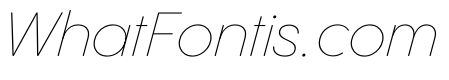 PPPangramSansRoundedNormal ThinItalic Instance