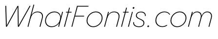 PPPangramSansRoundedNormal ExtralightItalic Instance