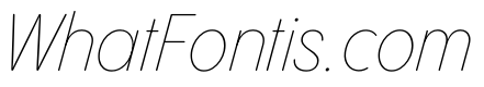 PPPangramSansRoundedNarrow ThinItalic Instance