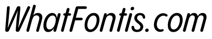 PPPangramSansRoundedCondensed MediumItalic Instance