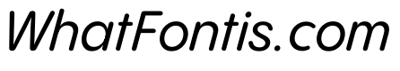 PPPangramSansRoundedCompact MediumItalic Instance