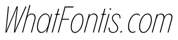 PPPangramSansSlim ExtralightItalic Instance