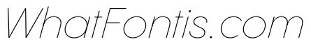 PPPangramSansNormal ThinItalic Instance