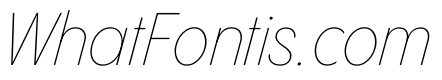 PPPangramSansNarrow ThinItalic Instance