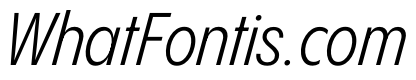 PPPangramSansCondensed RegularItalic Instance