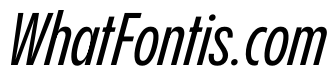 PPPangramSansCompressed MediumItalic Instance