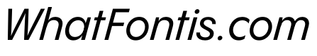 PPPangramSansCompact MediumItalic Instance