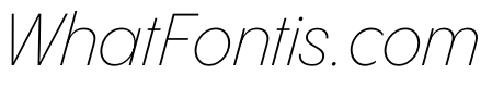 PPPangramSansCompact ExtralightItalic Instance
