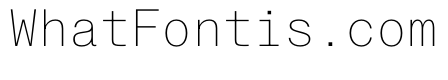 PPNeueMontrealMono Thin Instance