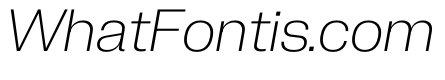 PPNeueCorp NormalUltralightItalic Instance 058480bf