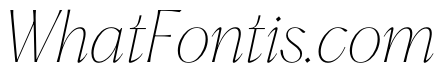 PPHatton ThinItalic Instance