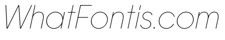 PPFrama ThinItalic Instance