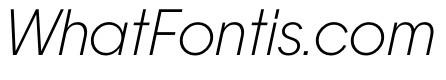 PPFrama ExtralightItalic