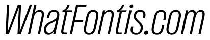 PPFormulaCondensed ExtralightItalic Instance