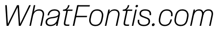 PPFormula ExtralightItalic Instance