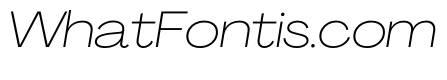 PPAgrandirWide ThinItalic Instance