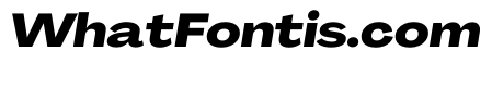 PPAgrandirWide HeavyItalic Instance