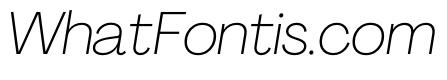 PPAgrandir ThinItalic Instance