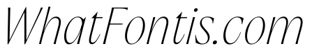 PPAcma ThinItalic Instance