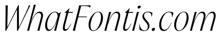 PPAcma ExtralightItalic