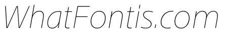 Sub Sans Hairline Italic Regular Webfont A71c8677