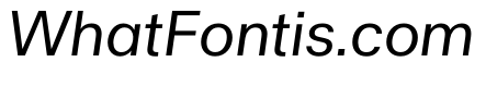 Haltung Web Italic