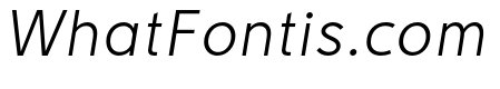 Tranemo LightItalic