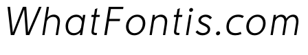 Tranemo LightItalic Instance