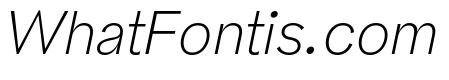 NNPivotGroteskSTD ThinItalic