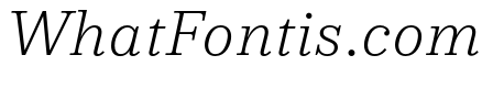 NNColroySTD ThinItalic