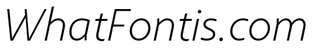 NNArosaSTD ThinItalic