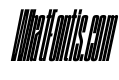 SwisspostersVAR UltraCondensedSemiBoldTallItalic Instance