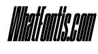 SwisspostersVAR UltraCondensedExtraBoldItalic Instance